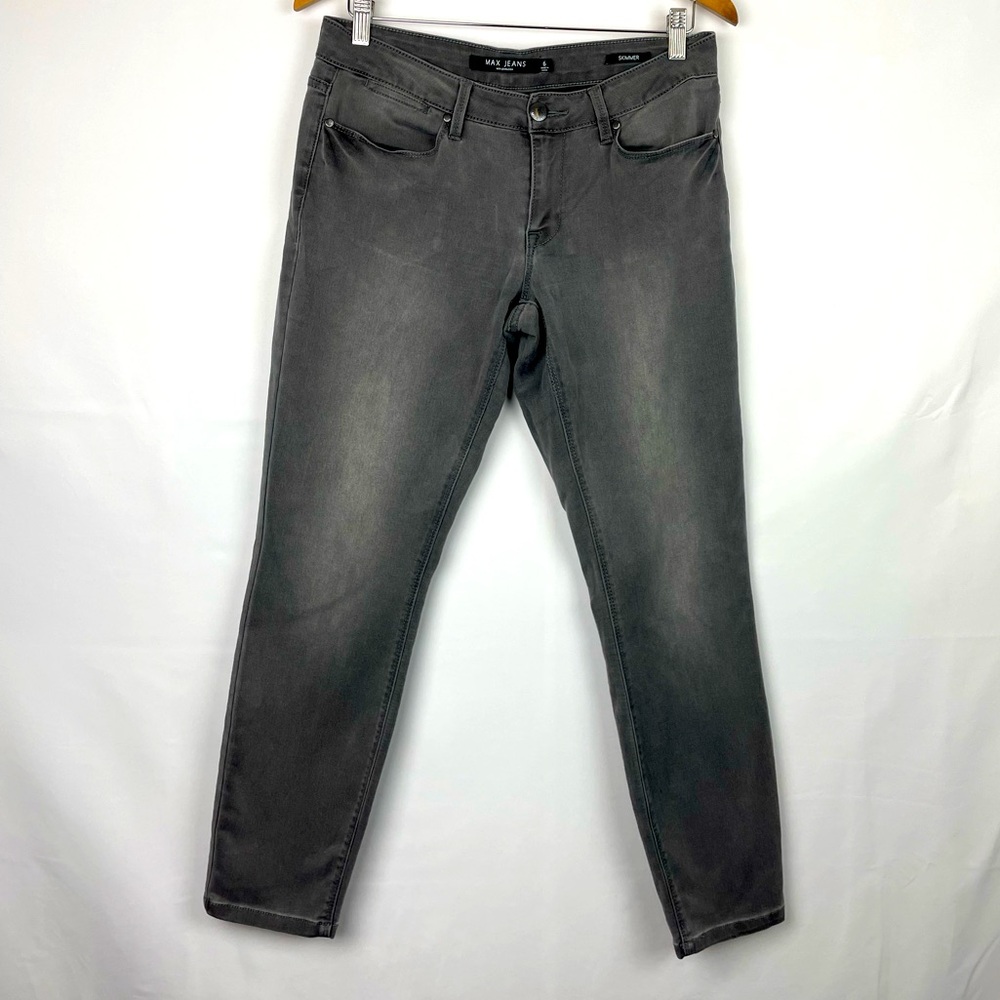 Max Jeans Dark Gray Skimmer Women's Pants 6